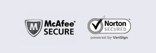 McAfee Secure Norton Secured